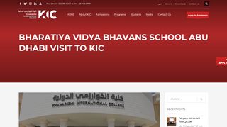 
                            7. Bharatiya Vidya Bhavans School Abu Dhabi visit to KIC - Khawarizmi ...