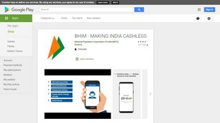 
                            4. BHIM - MAKING INDIA CASHLESS - Apps on Google Play