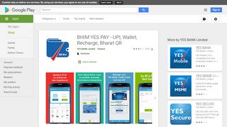 
                            3. BHIM YES PAY - UPI, Wallet, Recharge, Bharat QR - Apps on ...