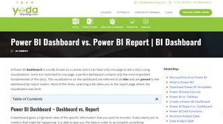 
                            5. BI Dashboards 】Power BI Dashboard vs. Power BI Report ...