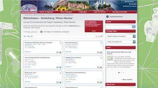
                            6. Bibliothek / Bibliotheken - Heidelberg / Rhein-Neckar