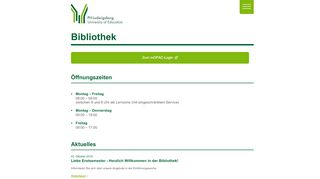 
                            4. Bibliothek - PH Ludwigsburg