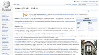 
                            7. Bicocca (district of Milan) - Wikipedia