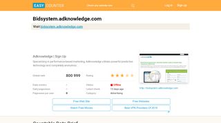 
                            6. Bidsystem.adknowledge.com: Adknowledge | Sign Up