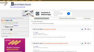 
                            2. Biet-O-Matic Forum - rssing
