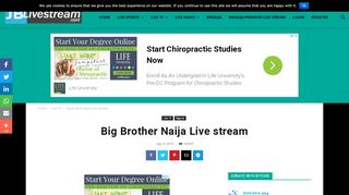 
                            8. Big Brother Naija Live Stream - JBLivestream