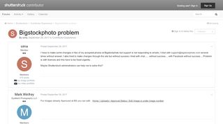 
                            9. Bigstockphoto problem - Contributor Experience ...