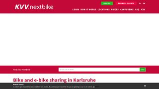 
                            6. Bike Sharing in Karlsruhe - easy bike rental - kvv-nextbike.de