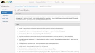 
                            8. Bill And Account Collectors | JobHat
