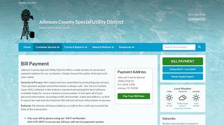 
                            8. Bill Payment | Johnson County Special Utility District