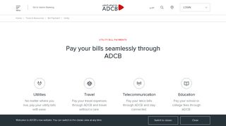 
                            3. Bill Payment - Utility - adcb.com