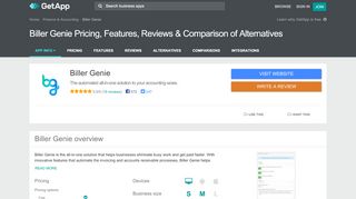 
                            9. Biller Genie Pricing, Features, Reviews & Comparison of Alternatives ...