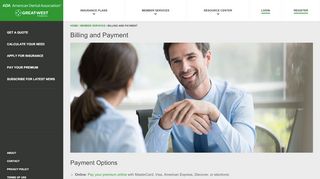 
                            2. Billing and Payments | ADA-Sponsored Insurance Plans ...