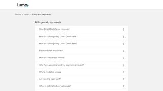 
                            4. Billing and payments Archives - Lumo