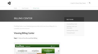 
                            4. Billing Center - Clover Sites Help Center