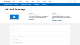 
                            9. Billing help - Microsoft account