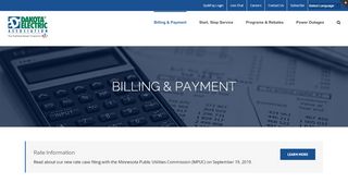 
                            1. Billing & Payment | Dakota Electric Association