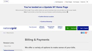 
                            4. Billing & Payments | National Grid