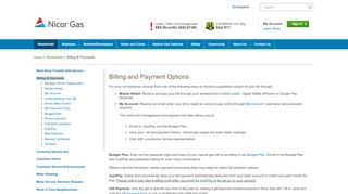 
                            2. Billing & Payments - Nicor Gas