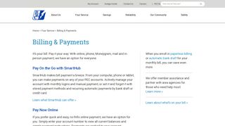 
                            2. Billing & Payments - Pedernales Electric