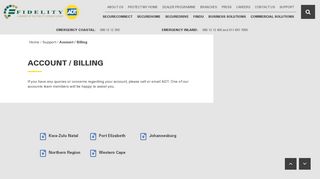 
                            6. Billing | Support Services - Fidelity ADT