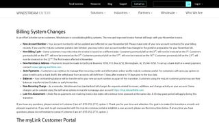 
                            1. Billing System Changes | Windstream Enterprise