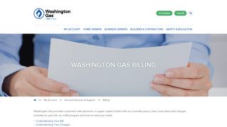 
                            4. Billing - Washington Gas