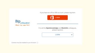 
                            6. Bip.Edu: Log in