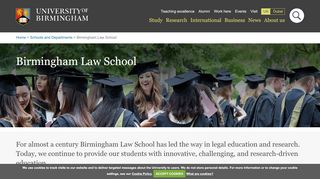 
                            9. Birmingham Law School - University of Birmingham