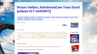 
                            6. Bisnes Online, AutoDownLine Tone Excel [admin 017-6689897]: …