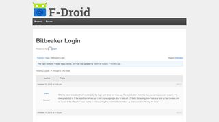 
                            5. Bitbeaker Login – F-Droid