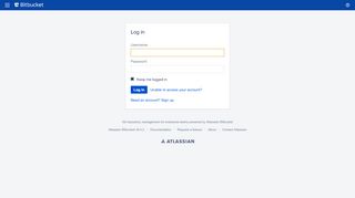 
                            4. Bitbucket: Log in