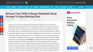 
                            6. Bitcasa: Free 10GB & Cheap Unlimited Cloud …