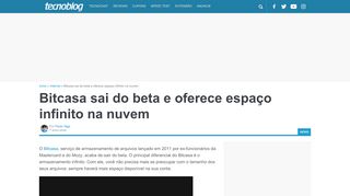 
                            3. Bitcasa sai do beta e oferece espaço infinito na nuvem