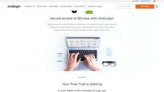 
                            5. Bitcasa Single Sign-On (SSO) - OneLogin