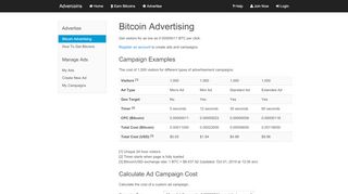 
                            5. Bitcoin Advertising | Advercoins