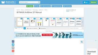 
                            1. BITMAIN ANTMINER S7 MANUAL Pdf Download.