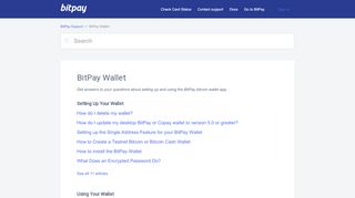 
                            3. BitPay Wallet – BitPay Support