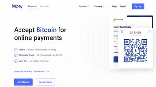 
                            9. BitPay – Welcome to the future of payments