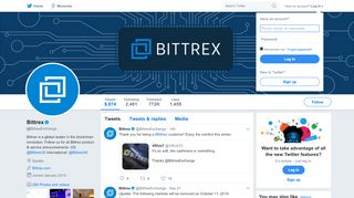 
                            11. Bittrex (@BittrexExchange) | Twitter