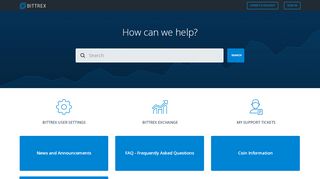 
                            3. Bittrex Support - bittrex.zendesk.com