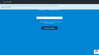 
                            5. Bittrex.com - Password Reset