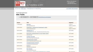 
                            6. BITV-Test - Prüfergebnisse für Webauftritte (Alle …