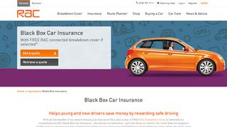 
                            9. Black Box Car Insurance | Telematics Insurance | RAC