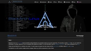 
                            6. BlackArch Linux - Penetration Testing Distribution