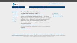 
                            1. BlackBerry® Internet Service Login - AT&T Premier …