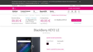 
                            6. BlackBerry KEY2 LE Schwarz 64GB | Telekom