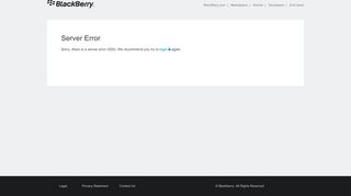 
                            4. BlackBerry Online Account - Login