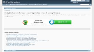 
                            6. Black/blank screen after user account login in Acer ...