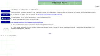 
                            9. Blackboard Access - faculty.jeffstateonline.com